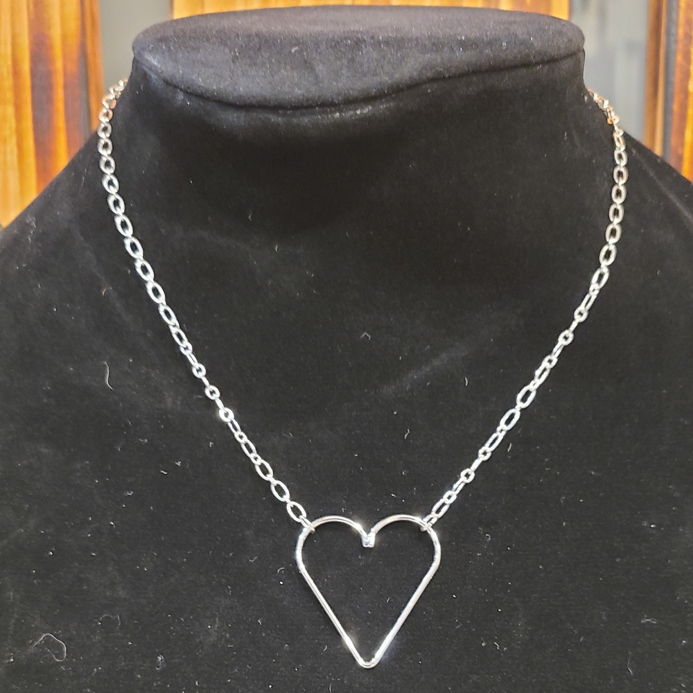 Park Lane Juliet Silver Heart Pendant Necklace
